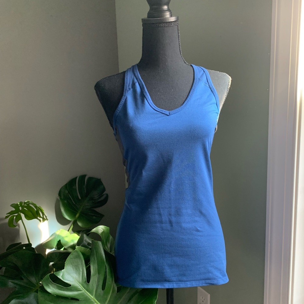The North Face Blue Flashdry Racerback Tank
